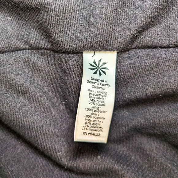 Athleta Medium 'Alpine Air' Black Vest Fleece Lined Full Zip Adjustable Waist - Picture 12 of 15